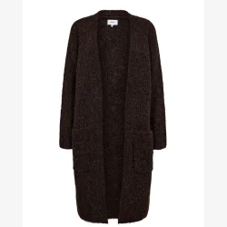 Nuzindi Long Cardigan - Black Coffee