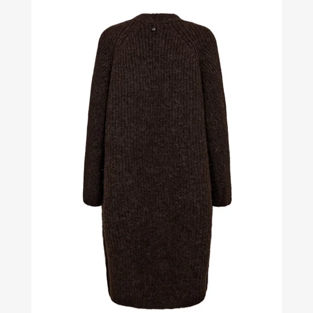 Nuzindi Long Cardigan - Black Coffee