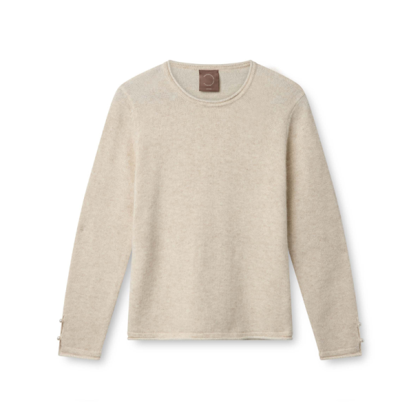 Riga pearl knit - Creme