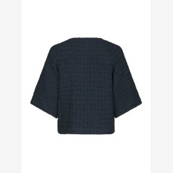 Rosella Boucle Mini Jacket - Navy