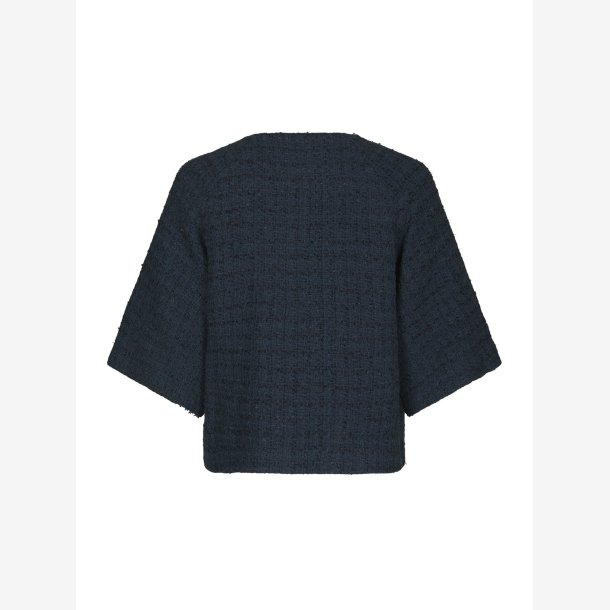 Rosella Boucle Mini Jacket - Navy