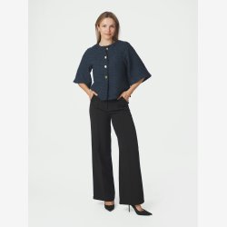 Rosella Boucle Mini Jacket - Navy