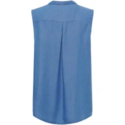 MdC Rylina top - Medium Denim Blue