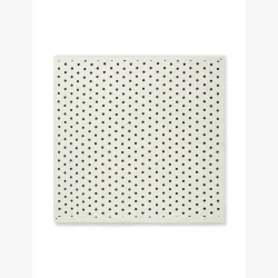 Soft Cotton Self Dot Scarf - Black Dot