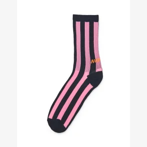 Antonella Sock Single - Navy