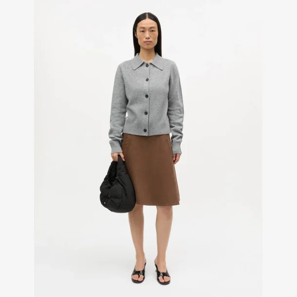 Soil Denim Stelly Skirt - Cocoa