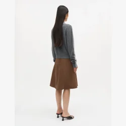 Soil Denim Stelly Skirt - Cocoa