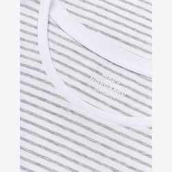 Fine Jersey Stripe Teasy Tee