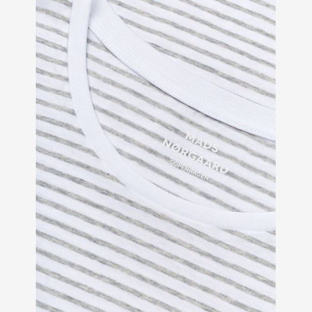 Fine Jersey Stripe Teasy Tee