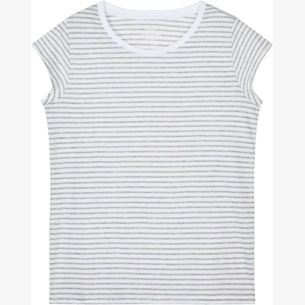 Fine Jersey Stripe Teasy Tee