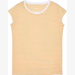 Fine Jersey Stripe Teasy Tee