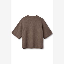 Yona knit cardigan 3/4 sleeve - Slate Black 