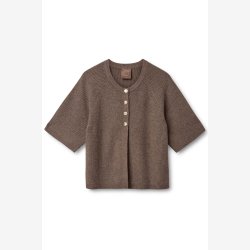 Yona knit cardigan 3/4 sleeve - Slate Black 